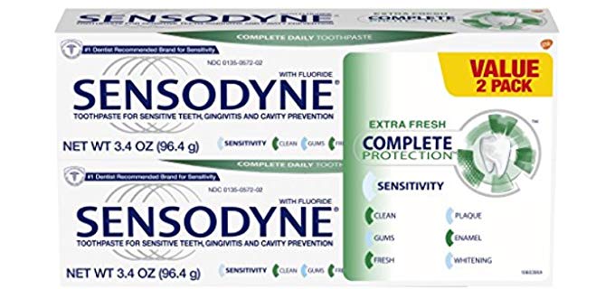 Sensodyne Complete Protection - Sensitive Teeth Senior Toothpaste