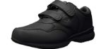 Propet Men's LifeWalker - Walking Shoe with Velcro Straps for Seniors