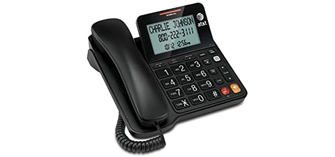 speeddial phones for seniors landlines with pictures