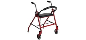 Drive Medical Two Wheeled - Walker for Seniors