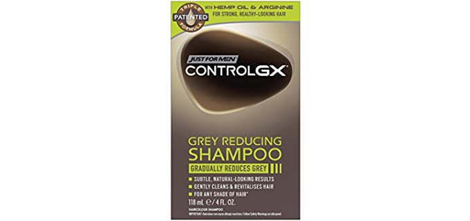 Just for Men Control GX Grey - Grey Cover Shampoo for Senior Men