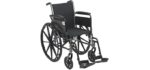 Drive Medical Cruiser 3 Light - Lightweight Wheelchair for Seniors