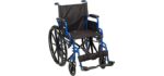 Drive Medical Blue Streak - Wheelchair for Seniors