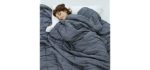 Weighted Idea Cool - Cooling Weighted Blanket for Elderly