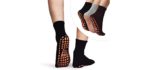 Bikram Fitness - Gripper Socks for Elderly