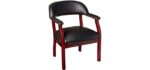 Boss Office Products Vinyl - Eating Chair with Arms for Seniors