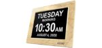 American Lifetime New Version - Calendar Clock for the Elderly