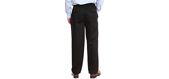 mens elasticated waist trousers for the elderly