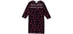 Silvert’s Adaptive Clothing Open Back - Flannel Nightgown for the Elderly