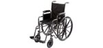 Carex Padded - Lightweight Wheelchair for Seniors