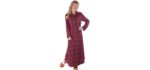 PajamaGram Plaid - Flannel Nightgown