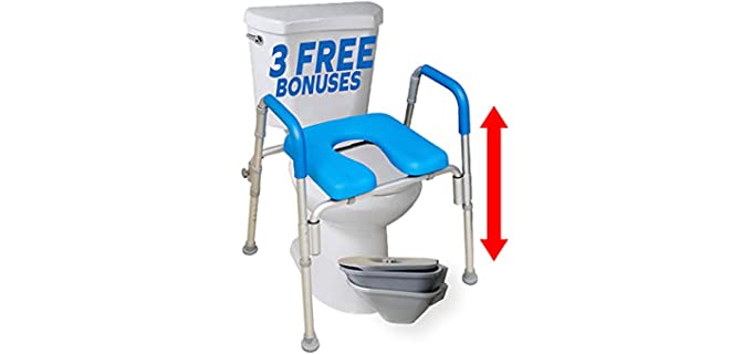 The Ultimate Raised - Padded Toilet Seat for Seniors