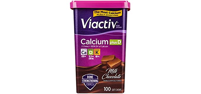 Viactiv Calcium Plus - Calcium Supplement for Older People