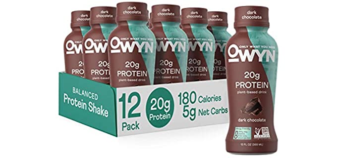 OWYN Omega-3 - Plant-Based Protein Shake for Seniors