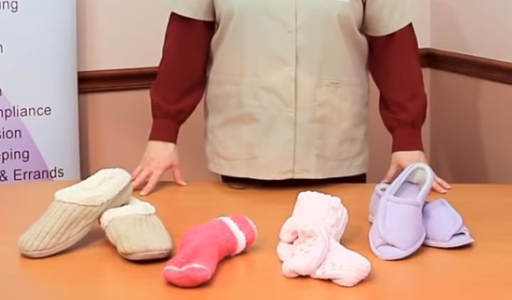 Analyzing the quality of the slippers for elderly