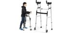Goplus Foldable - Upright Walker for the Elderly