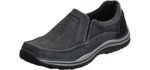 Skechers Men's Avillo Moccasin - Walking Shoe for Seniors