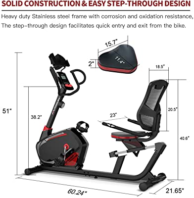 Features Recumbent Exercise Bikes for Seniors