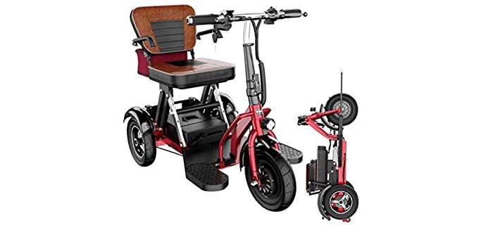 JNNEYU Folding - Electric Trike for Seniors