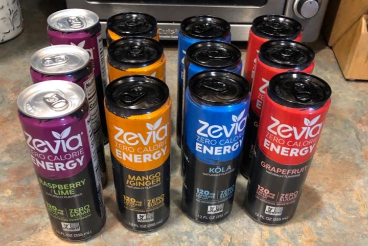 Observing the good packaging of the energy drinks for senior citizens from Zevia