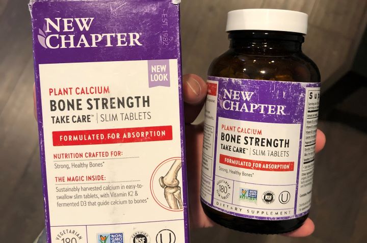 Having the bone strength calcium supplement for elderly from New Chapter