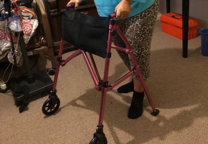 Checking how durable the walker for seniors