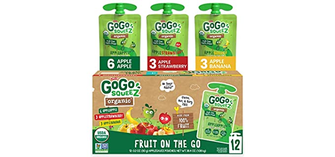 GoGo SqueeZ Organic - Soft Food for Seniors with Swallowing Issues