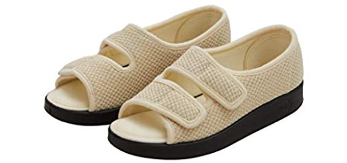 Silverts Adaptive - Velcro Sandal for the Elderly