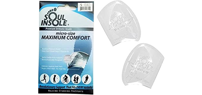 Soul Insole Shoe Bubble Orthotic Insole – Memory Gel Insoles for Plantar Fasciitis, Pronation, Heel Pain – Highly Durable Soft Memory Gel