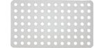 Bathtub and Shower Mat, Non Slip, Machine Washable, Perfect Bath Mat for Tub and Shower for Kids and Elderly, 27 x15 Inch, White