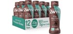 OWYN Plant Based Protein Shake, Dark Chocolate, with 20g Vegan Protein from Organic Pumpkin seed, Flax, Pea Blend, Omega-3, Prebiotic supplements and Superfoods Greens Blend for an all-in-one nutritional shake, Gluten and Soy-Free, Non-GMO (12 Pack)