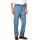 Soojun Mens Casual Loose Fit Elastic Waist Jeans Denim Pants, Denim Blue, 34W x 30L