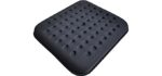 Tektrum Thick Orthopedic Cool Gel Seat Cushion with Cooling Vents for Wheelchair, Office, Home, Car–Relief for Back Pain, Sciatica, Tailbone, Prostate, Postnatal and Postoperative Pain (TD-GS1201-BLK)