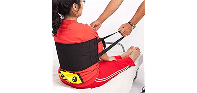 23.6 Inch Bed Pull up Assist Transfer Sling for Lifting Seniors,Lift Belt for Disabeld/Patient/Elderly Care,Lift Assist for Elderly,Transfer Gait Belt for Transfering Patient from Bed,Wheelchairs