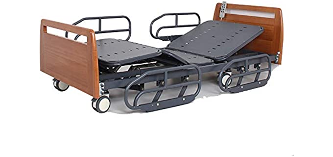 3 Functions Electric Hospital Bed-for Home Care and Medical Equipment-Adjustable Hospital Furniture Bed Home Medical Care Disabled