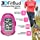 3DFitBud Simple Step Counter Walking 3D Pedometer with Clip and Lanyard, A420S (Pink)