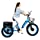 3SCORE Electric Fat Trike 750W Motor and 48V Lithium Rechargeable Battery - Etrike 24 Inch Fat Tire - Foldable Electric Cruiser Tricycle (Electric Blue, Fat Tire E-Trike)