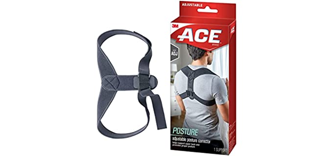 ACE Posture Corrector, Fits Men and Women, Helps Promote Better Posture, Back Support, Doctor Developed, Adjustable