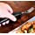 Adaptive Eating Utensils by Celley for Parkinson's, Arthritis, MS, Elderly, Hand Tremors, Handicapped | 4pc Easy Grip Silverware Stainless Steel Knife, Fork, 2 Spoons – (Black)