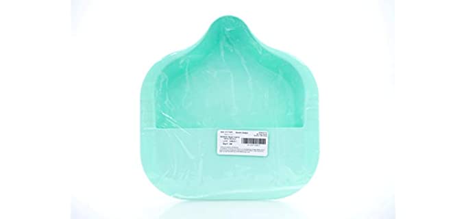 AliMed BARIATRIC Bedpan, Green, 1200LB Weight Capacity, 711255 (Case of 1)