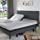 Allewie Adjustable Bed Base Frame / Split King Size Bed Upholstered Frame Head and Foot Incline / Wireless Remote Control / Wood Board Support with Upholstered Attached/ (2 TXL Adjustable Bed Only)
