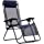 Amazon Basics Outdoor Textilene Adjustable Zero Gravity Folding Reclining Lounge Chair with Pillow, Navy Blue