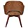 Amazon Brand – Rivet Mid-Century Bonded Leather Swivel Chair, 23.6