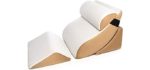 Avana Kind Bed Orthopedic Support Pillow Comfort System with Bamboo-Rayon Cover 24-Inch-Wide