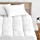 Bare Home Pillow-Top Queen Mattress Pad - Premium Goose Down Alternative - Overfilled Microplush Reversible Top - Super-Soft Mattress Topper (Queen)
