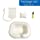 Bedside Shower System, Overhead Shower with Water Bag 2.5 Gallons (2 lbs), Inflatable Shampoo Basin Kit for Disabled Bedridden Elderly, Bed Easy & Safe Bathing & Shampooing
