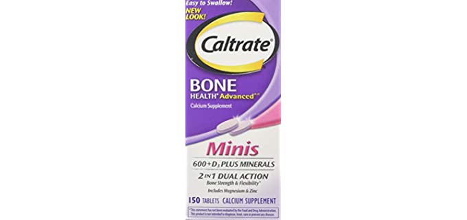 Caltrate Minis + Minerals Size 150ct Caltrate Minis + Minerals 150ct (Pack of 2)