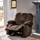 Christopher Knight Home Gannon Fabric Gliding Recliner, Chocolate