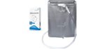 Circa Air Bedside Shower System - 2.5 GL Water Shower Bag for Hair Washing in Bed. Use It with an Inflatable Hair Washing Basin. Provides Portable Warm Water to Make Hair Washing Easier