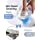 Cool Mist Humidifier, 2.2L Humidifiers with Blue Night Light, 28dB Quiet Humidifiers for Bedroom with 30 Working Hours, Waterless Auto-Off Air Humidifier for Home, Kidsroom, Living Room-White&Blue